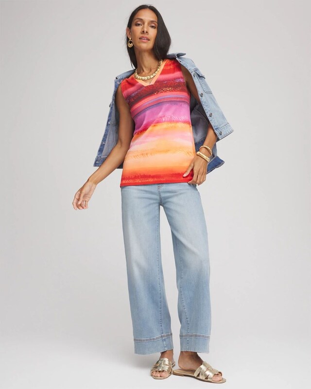 Rio Sunset Sleeveless Tank - image 2